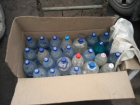 Бельцкие полицейские нашли в мешках сотни литров контрафактного спирта