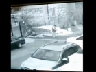 Момент взрыва гранаты мужчиной на Старой Почте попал на видео