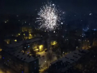 На Новый год петарды гремели отовсюду - Кишинев с высоты птичьего полета 