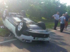 Автокатастрофа на трассе Кодрул Ноу - Сороки: машина перевернулась на крышу, три человека при смерти