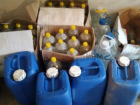 Почти 300 литров контрафактной алкогольной продукции были конфискованы в одном из гаражей в Фалештах