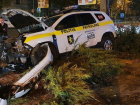 В Кишиневе полицейская машина попала в серьезное ДТП
