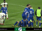 Молодежная сборная Молдовы по футболу сенсационно обыграла бельгийцев