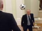 Путин и звезды футбола показали любопытные трюки за 100 дней до старта чемпионата мира