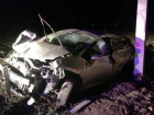 Пьяный водитель врезался в столб в Единецком районе: один человек погиб, четверо – в больнице