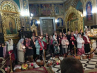 Сотни верующих провели Ночь Воскресения в монастыре Курки