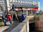 В Кишиневе сносят незаконно построенный магазин