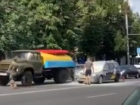 В Кишиневе водитель ЗиЛ-а пришел на помощь горящему таксисту