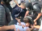 Столкновения лидеров унионистов с полицейскими на трассе Кишинев - Леушены сняли на видео