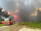 Срочно - сильнейший пожар уничтожает крупный склад в Окницком районе
