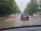 Одна из самых длинных улиц Кишинева затоплена из-за ливня
