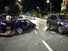 BMW превратился в груду металла после аварии на столичном бульваре Штефан чел Маре