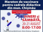 В Кишиневе пройдет новый марафон вакцинации для сотрудников системы образования 