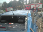 Сорванная с одной из кишинёвских бензозаправок крыша упала на автомобили и повредила их