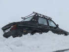 Граждане Молдовы в своем автомобиле оказались в снежной ловушке в Румынии