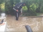 Потоки дождевой воды смыли более 3 километров дороги у села Пухой