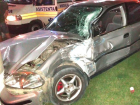 В Кишиневе грузовик MAN с врезался в машину Honda: два человека пострадали