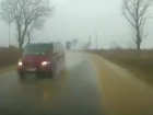Водитель-камикадзе на красном фургоне шокировал автомобилистов в Дубоссарском районе