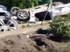 Жуткие последствия смертельного столкновения такси и «Мерседеса» сняли на видео