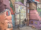Удивительный город за четыре месяца нарисовали студенты на заброшенном здании в Кишиневе 