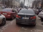 Автохама на BMW в Кишиневе изобличила на видео разгневанная девушка  