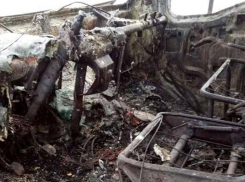 Недалеко от Сынжеры грузовик загорелся на ходу