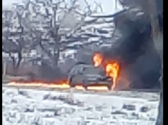 У коммуны Чореску сгорел автомобиль