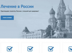 Запущен специальный сайт для иностранцев, планирующих лечиться в России