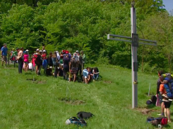 Масштабный поход к месту ожесточенных боев за Шерпенский плацдарм совершили школьники