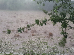 Аномальный град в Кантемирском районе причинил много бед и попал на видео
