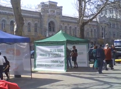 Презрительное отношение жителей Кишинева к палатке за Сильвию Раду попало на видео