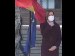 Юмор соцсетей: как флаг Республики Молдова надавал Майе Санду по голове