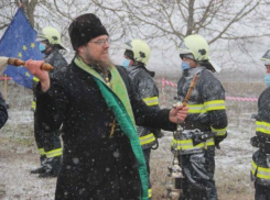 Несмотря на снег, в Штефан-Водэ торжественно заложили первый камень в строительство новой пожарной части