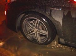 Чудовищный дорожный капкан возле Телецентра, в который угодила Кристина, сняли на видео