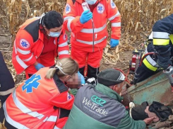 В Комрате мужчина застрял в кукурузоуборочном комбайне – потребовалась помощь спасателей 