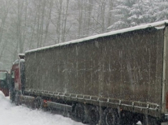 Сильные снегопады «взяли в плен» фуры на трассе Кишинев - Хынчешты 