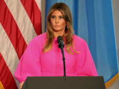 Интернет-пользователи поглумились над дорогим нарядом Меланьи Трамп