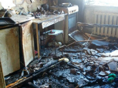 Маленькая небрежность в обращении с газовой плитой стала причиной большого пожара