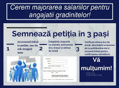 Молдавские родители потребовали повышения зарплат для работников детсадов