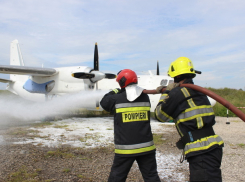 Тушение «пожара» в аэропорту Кишинева показали на видео 