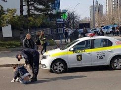 На Ботанике машина полиции сбила девушку