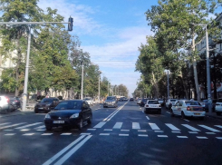 Новая дорожная разметка была нанесена на проспекте Штефан чел Маре