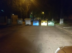 В Кишиневе неизвестные заблокировали движение по улице мусорными контейнерами 