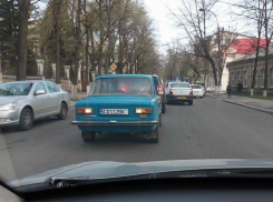 В Кишиневе заметили Ладу «копейку» с дипломатическими номерами