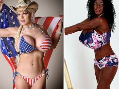 Блондинка-немка превратила себя в негритянку с гигантской грудью