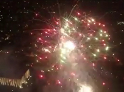 Впечатляющий салют в честь Дня Победы в столице Молдовы сняли с высоты птичьего полета