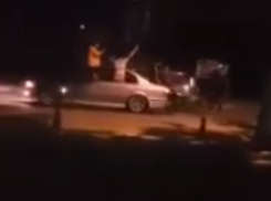В Кагуле юнцы прокатились на строительной тачке и привлекли внимание полиции