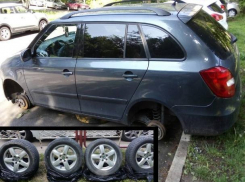 Полиция задержала вора автомобильных колес