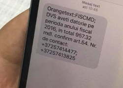Новый вид мошенничества через SMS-сообщения обрушился на жителей Молдовы