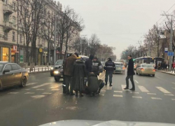В центре столицы у примэрии сбили пешехода
